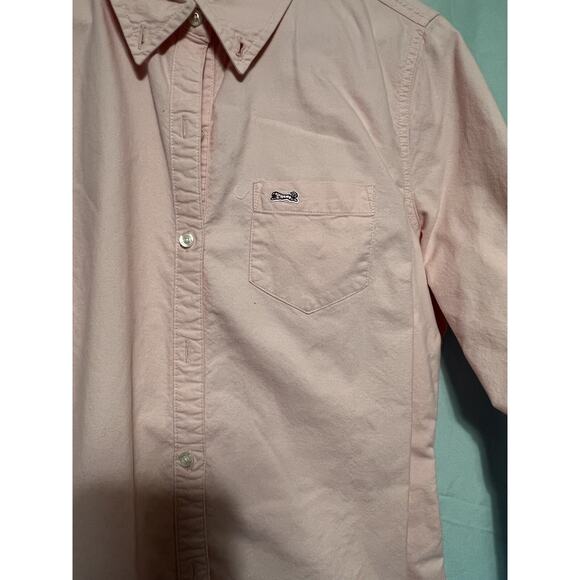 The Classic Le Tigre Pink Button Up Women’s Size L - READ - Picture 2 of 11
